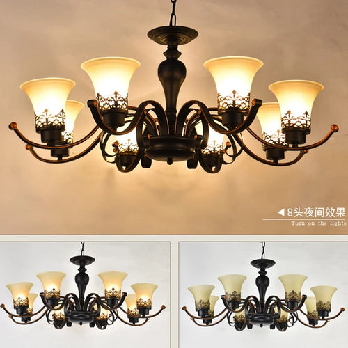 lustre de luxe moderne pour hôtel luminaire suspendu - vue 7 sur 6