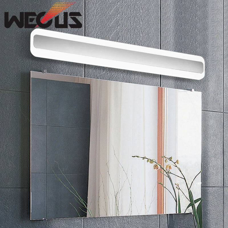 lampe led étanche anti-buée pour miroir moderne - vue 2 sur 6