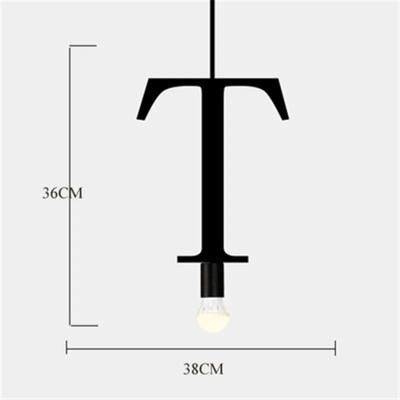 suspension nordique diy love luminaire décoratif pour loft et bar - vue 9 sur 29
