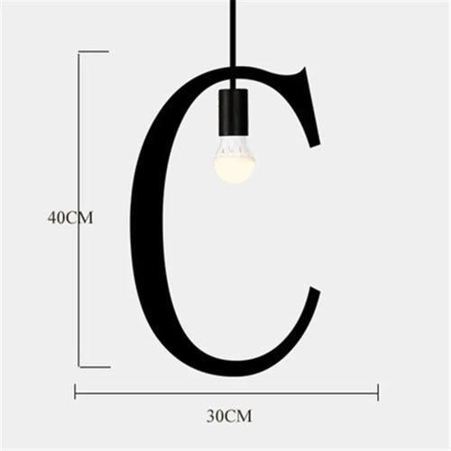 suspension nordique diy love luminaire décoratif pour loft et bar - vue 24 sur 29