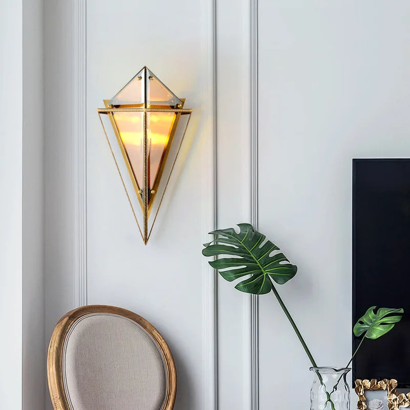 applique murale en verre moderne style nordique pour décoration intérieure - vue 3 sur 7