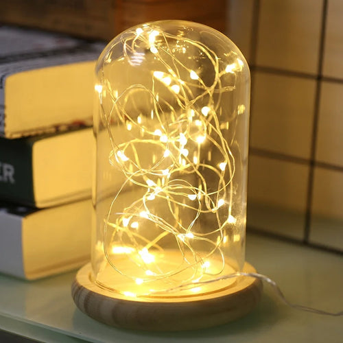 lot de 10 guirlandes lumineuses en liège pour décoration et bricolage - vue 3 sur 9