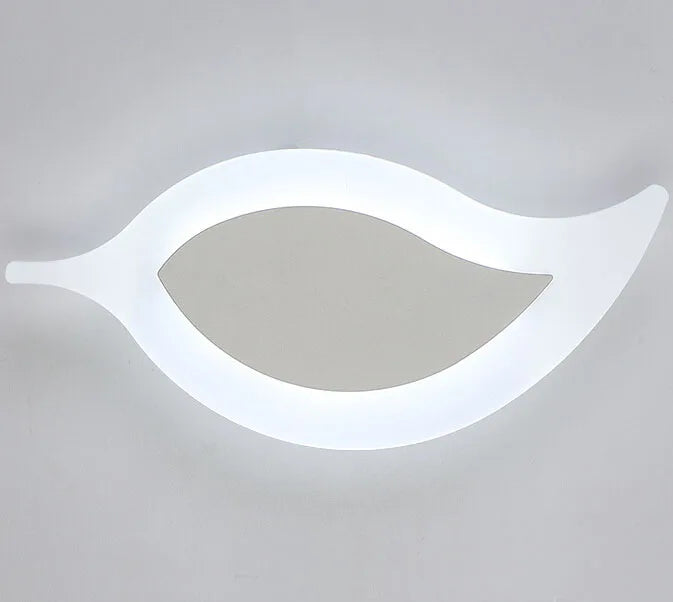 applique murale led moderne feuille surface montée pour décoration maison - vue 6 sur 6