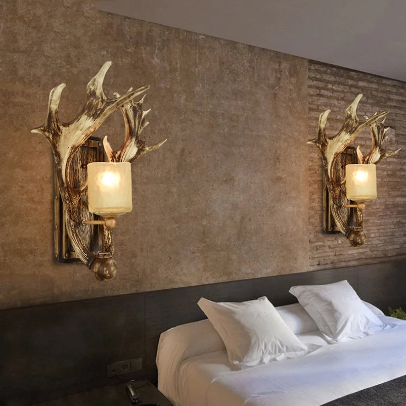 applique murale vintage bois design pour hôtel restaurant - vue 4 sur 8