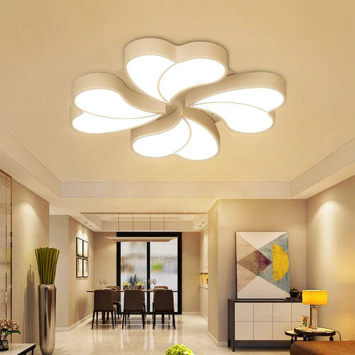 plafonnier led ultra fin moderne avec télécommande créative et personnelle - vue 3 sur 6