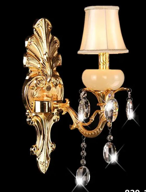 applique murale rétro à 5 bras en cristal pour intérieur élégant - vue 12 sur 12