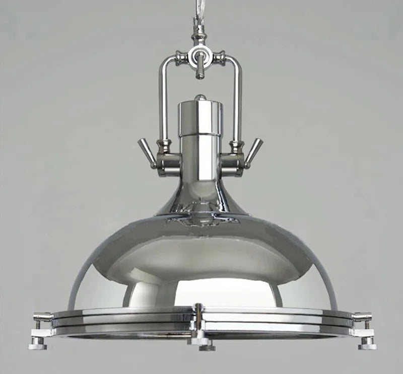 lustre industriel en fer style nordique pour cadeaux de nouvel an - vue 3 sur 14