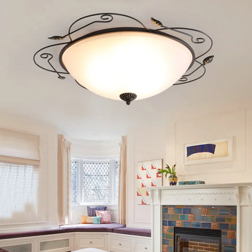plafonnier moderne en verre style industriel pour éclairage décoratif - vue 3 sur 5