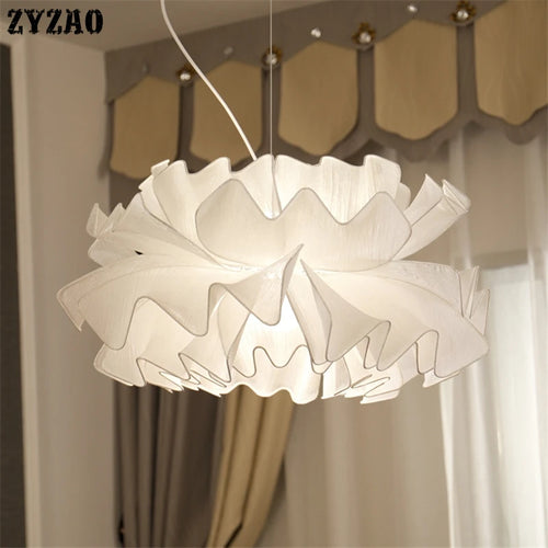suspension en tissu moderne pour un éclairage romantique nordique - vue 5 sur 12