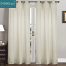 Rideau semi transparent rayures rétro style européen intérieur