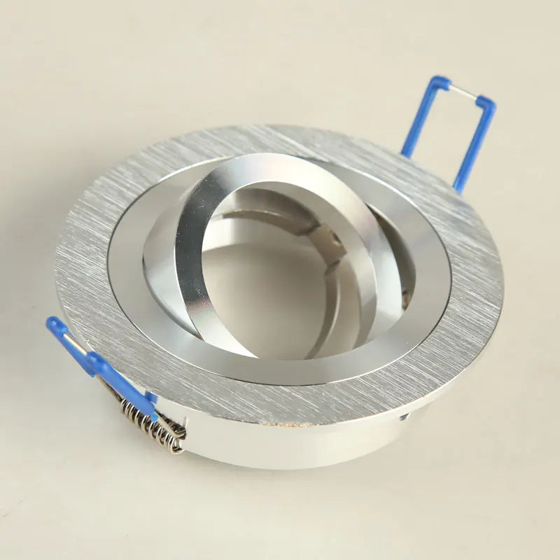 spot encastré dimmable en métal satiné pour éclairage intérieur - vue 6 sur 6