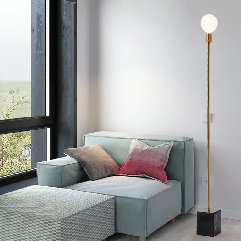lampe à poser en marbre moderne pour décoration nordique créative - vue 4 sur 9
