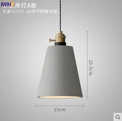 Luminaires suspendus LED en ciment nordique - vue 11 sur 10