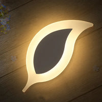 applique murale led moderne feuille surface montée pour décoration maison