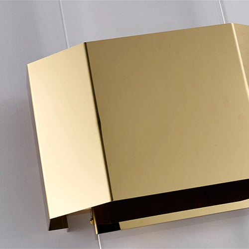 applique murale en acier inoxydable et cristal minimaliste - vue 7 sur 6