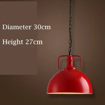 suspension style loft led vintage industriel noir - vue 9 sur 12