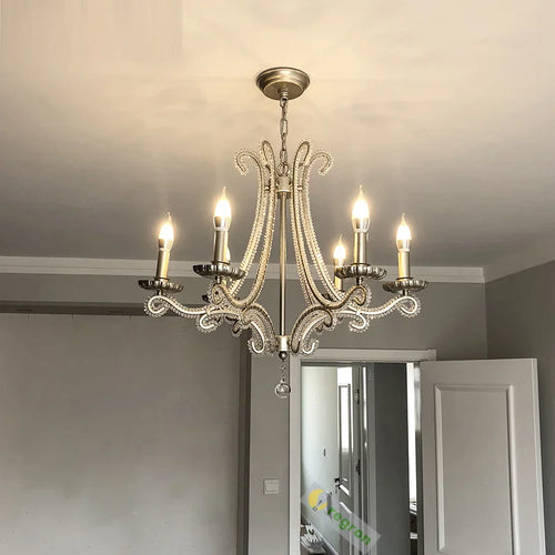 lustre en cristal rétro pour un éclairage tendance intérieur - vue 3 sur 12