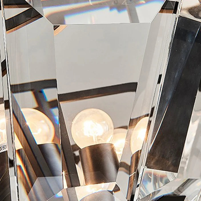 suspension en cristal fer nordique pour intérieur moderne - vue 5 sur 6