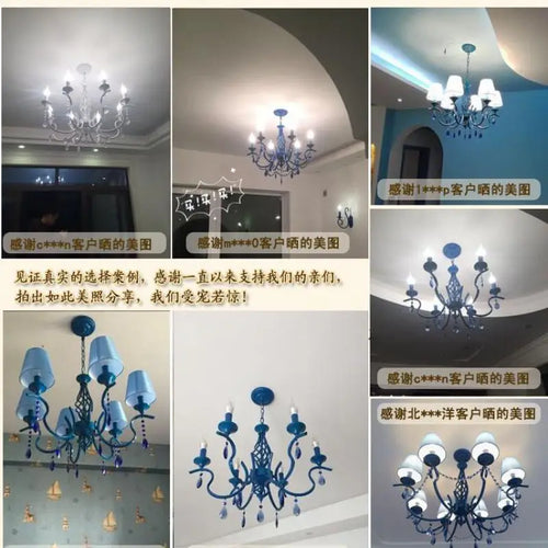 lustre en fer à led pour un éclairage rustique et élégant - vue 7 sur 14