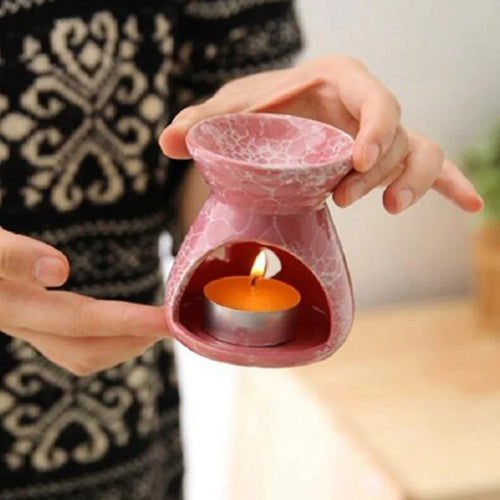 bougie aromathérapie brûleur dhuile essentielle pour détente et décoration - vue 4 sur 13