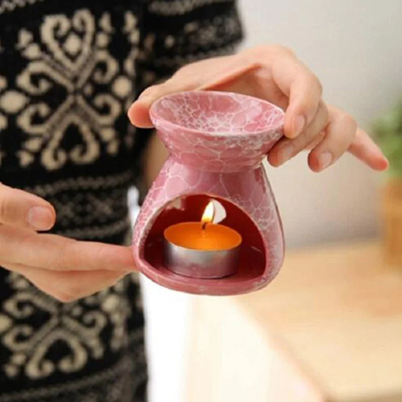bougie aromathérapie brûleur dhuile essentielle pour détente et décoration - vue 4 sur 13