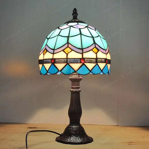 lampe de chevet en verre style européen pour enfants - vue 3 sur 6