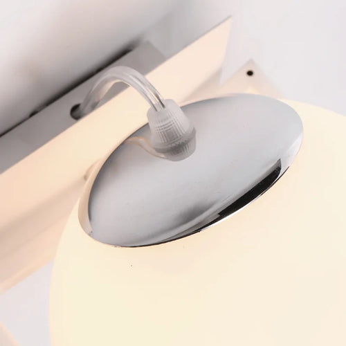 Applique Murale Led Chaude Boule de verre Nordique Moderne Simple Wandlamp Salon Chevet Chambre Salle De Bain Lumière - vue 7 sur 7