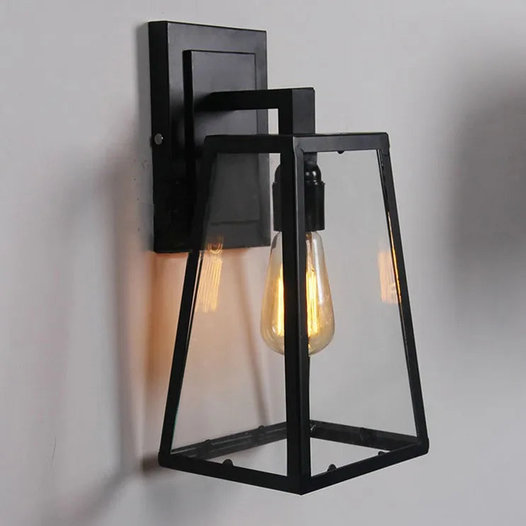 Retro Loft Industrial LED Vintage Wall Lamp light With frame , Wall Sconce Arandela De Pared - vue 4 sur 6
