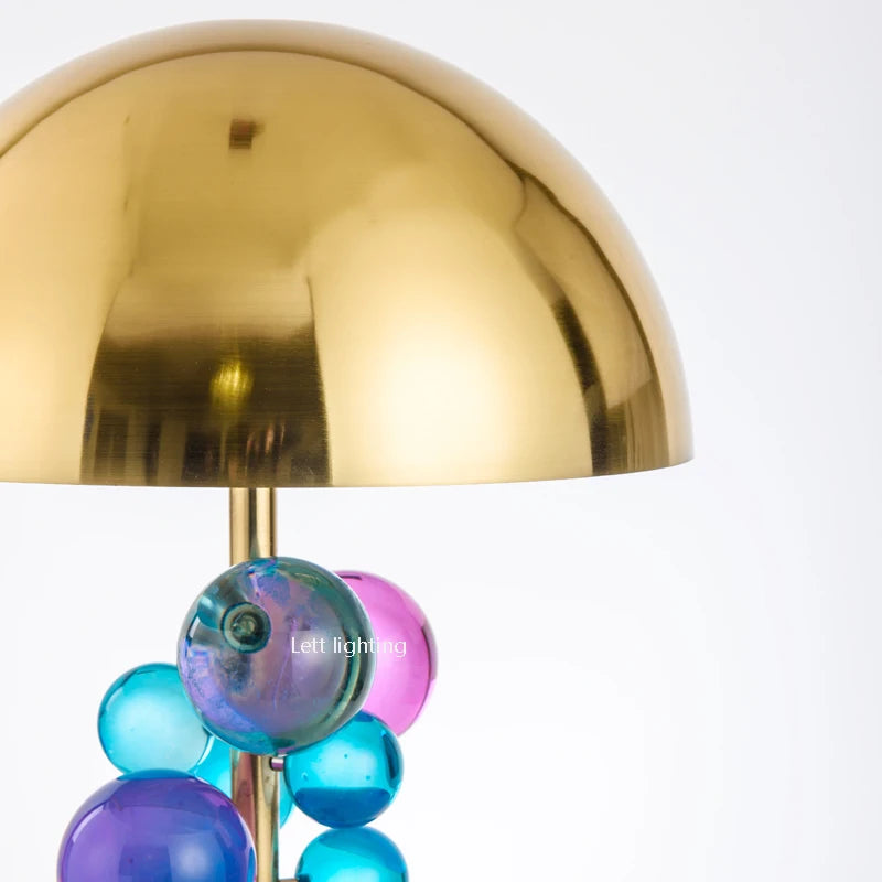 lampe à poser en cristal design pour intérieur moderne - vue 7 sur 8