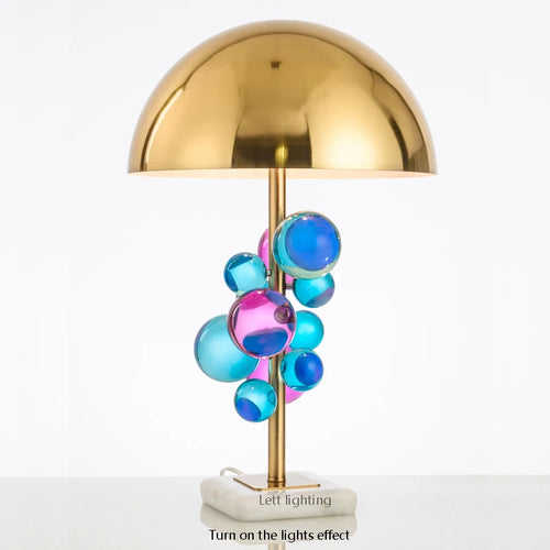 lampe à poser en cristal design pour intérieur moderne - vue 3 sur 8