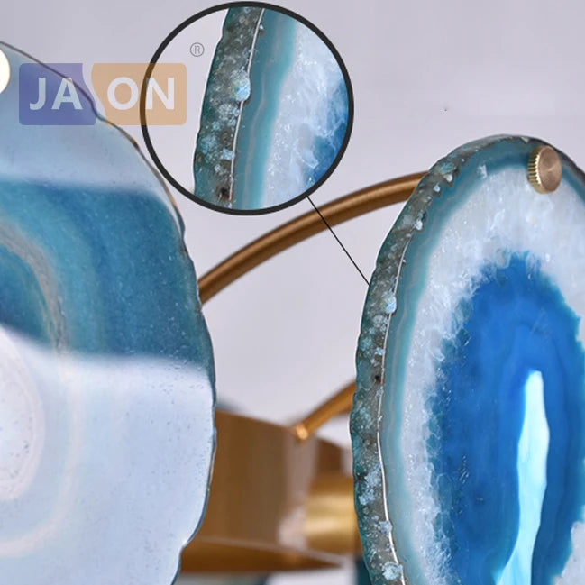 suspension design en agate de fer pour intérieur moderne - vue 6 sur 12