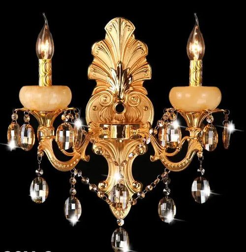 applique murale rétro à 5 bras en cristal pour intérieur élégant - vue 13 sur 12