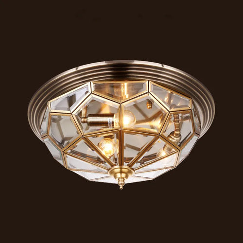 plafonnier en cuivre design pour intérieur moderne élégant - vue 3 sur 6