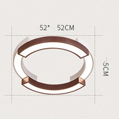 plafonnier led moderne superposition suspension maison - vue 11 sur 10