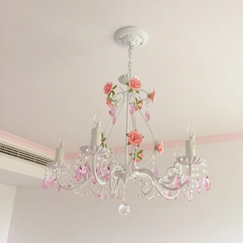 lustre moderne en cristal pour mariage et restaurant - vue 4 sur 14