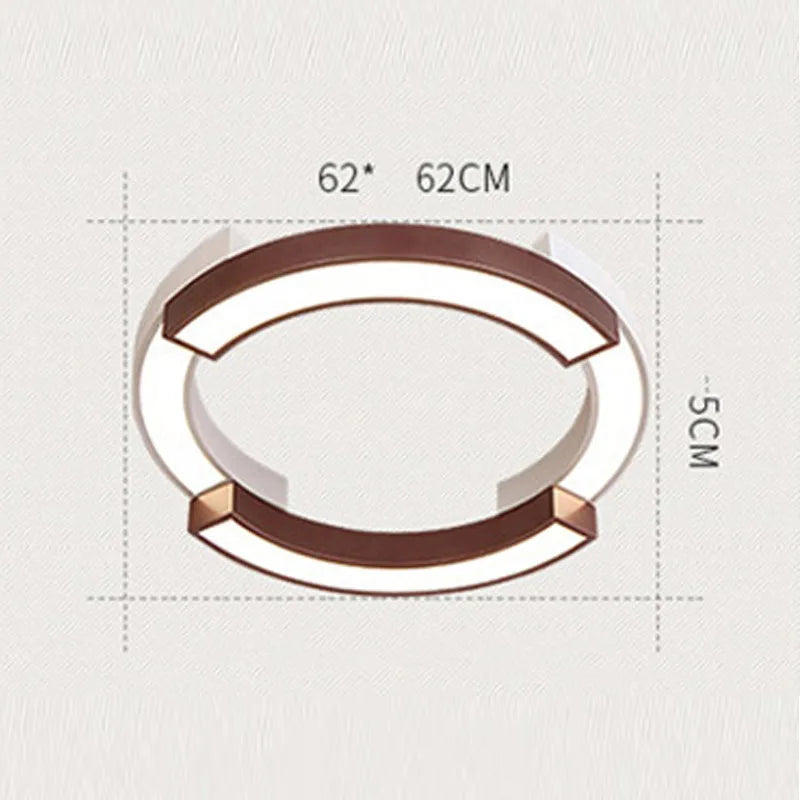 plafonnier led moderne superposition suspension maison - vue 9 sur 10