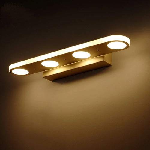 Applique murale LED lampe miroir avant lumière 10W 15W Simple moderne salle de bain maquillage toilette chambre blanc chaud lumière du jour AC110V AC220V - vue 4 sur 6