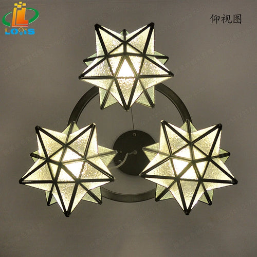 lustre pentacle créatif pour bar restaurant et intérieur - vue 6 sur 9