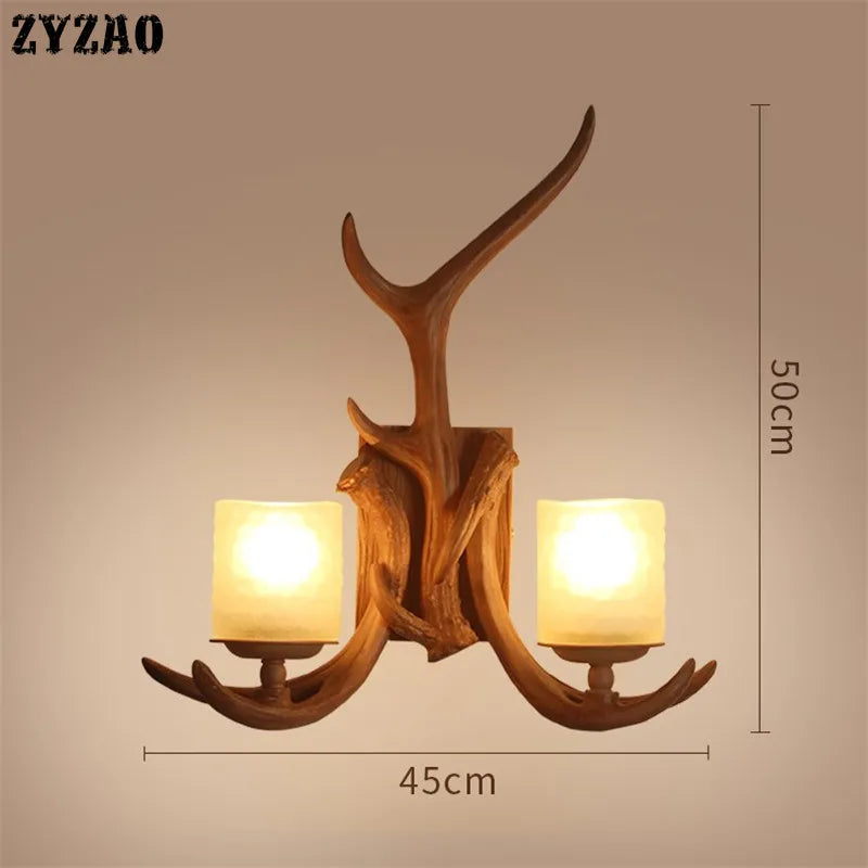 applique murale décorative en bois de cerf pour intérieur - vue 5 sur 7