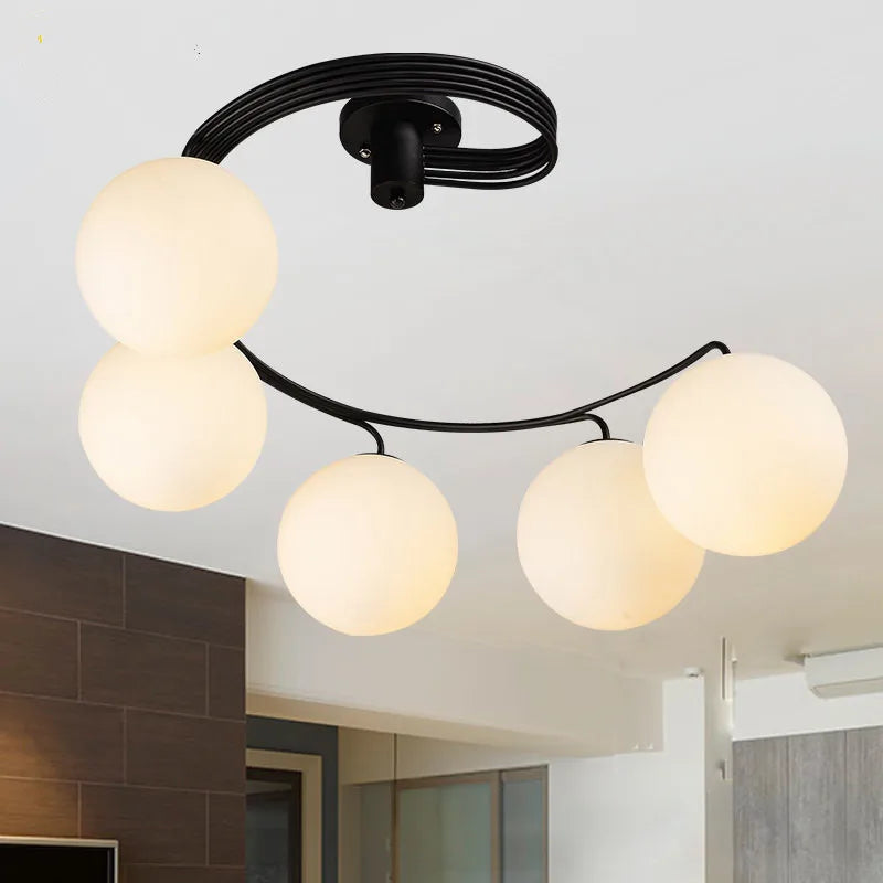 plafonnier led moderne et créatif pour intérieur élégant - vue 4 sur 7