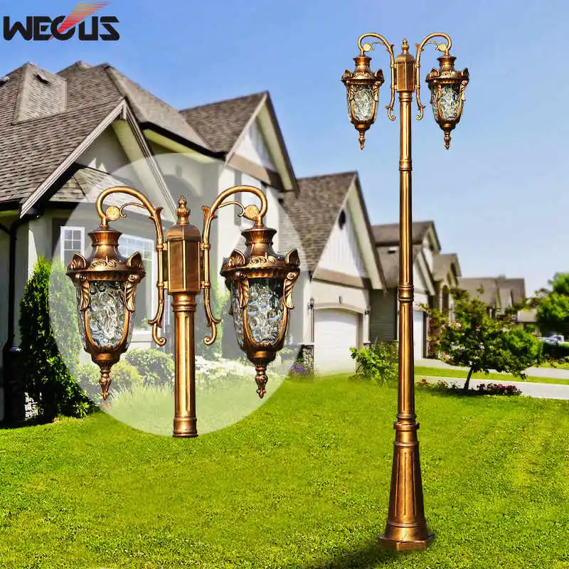 (H≈2.6M)Villa Home Outdoor Garden Light Park Community Landscape Street Project Lighting Street Lamp - vue 4 sur 10