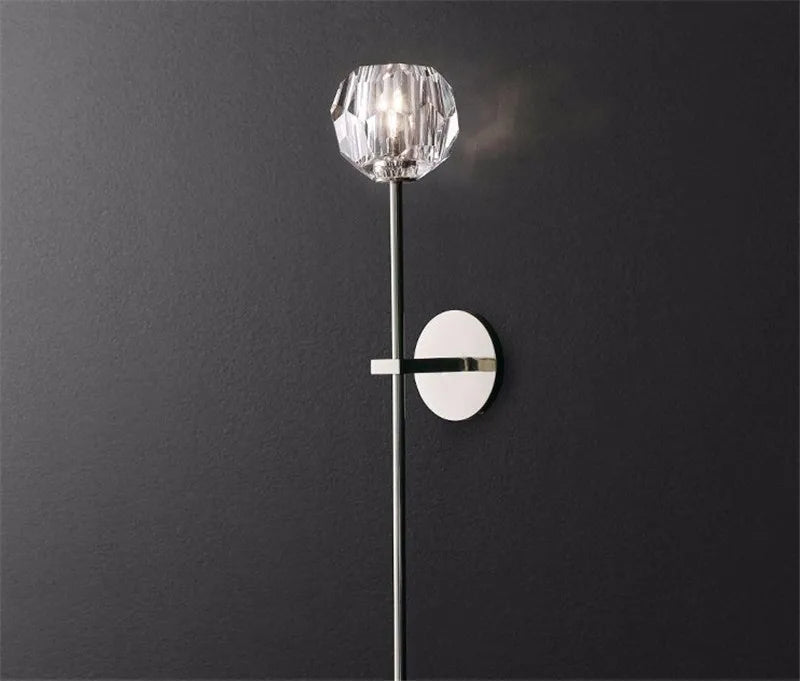 applique murale moderne en verre pour décoration romantique - vue 9 sur 12