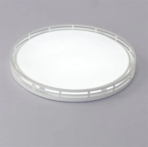 plafonnier led rond moderne en fer et acrylique - vue 4 sur 6