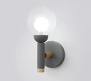 lampe de chevet nordique en verre design créatif pour salon et hôtel