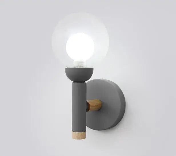 lampe de chevet nordique en verre design créatif pour salon et hôtel - vue 9 sur 9