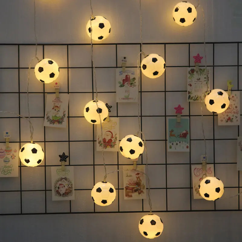 guirlande led pour décoration extérieure football noël mariage - vue 3 sur 6