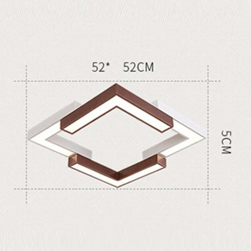 plafonnier led moderne superposition suspension maison - vue 9 sur 10