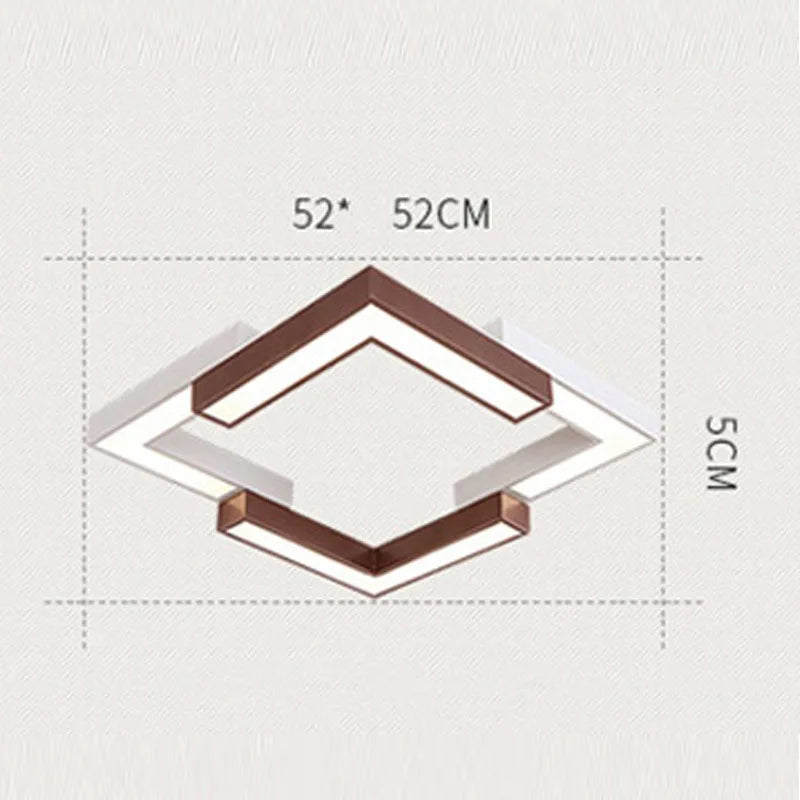 plafonnier led moderne superposition suspension maison - vue 8 sur 10