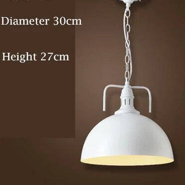 suspension style loft led vintage industriel noir - vue 11 sur 12