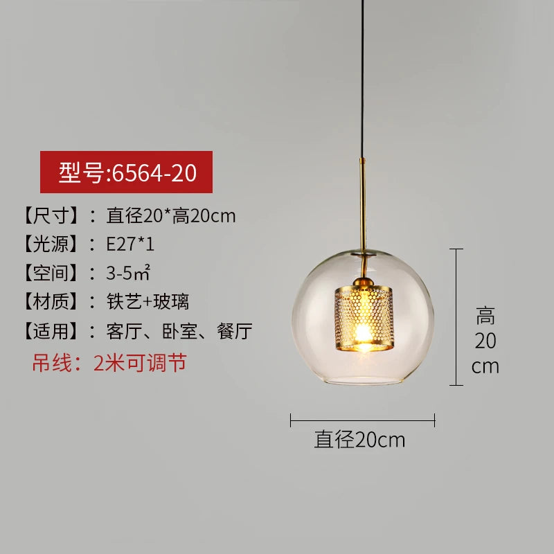 suspension nordique moderne pour restaurant bar et cuisine - vue 10 sur 11